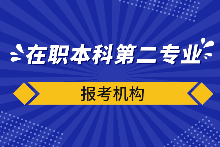 在職本科第二專業(yè)報考機(jī)構(gòu)