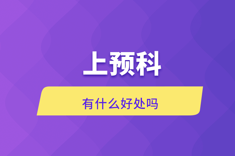 上預(yù)科有什么好處嗎