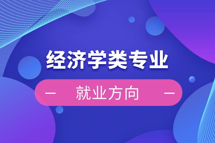 經濟學類專業(yè)就業(yè)方向