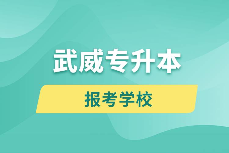 武威專升本網(wǎng)站報(bào)考學(xué)校有哪些