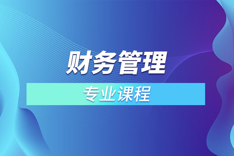 財務管理專業(yè)課程