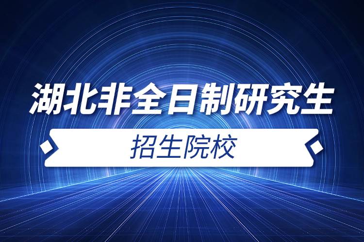 湖北非全日制研究生招生院校