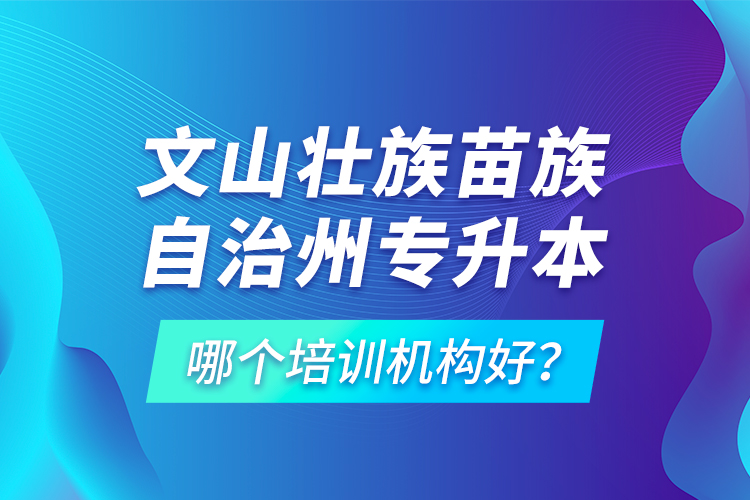 文山壯族苗族自治州專升本哪個培訓(xùn)機構(gòu)好？